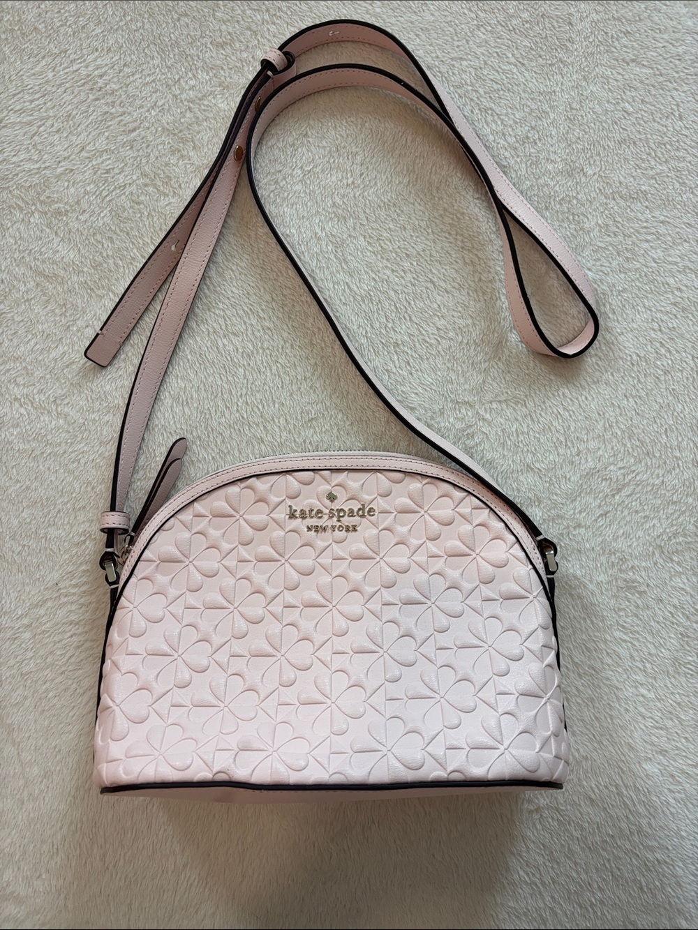 🌺Kate Spade Pink Quilted Crossbody Bag